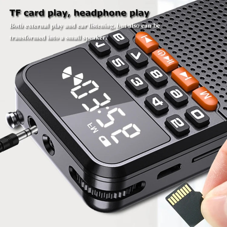Rolton T1 Portable Radio Receiver Old People Singing Opera Player Mini Stereo Walkman(Gold) - HoMEdemic™ 