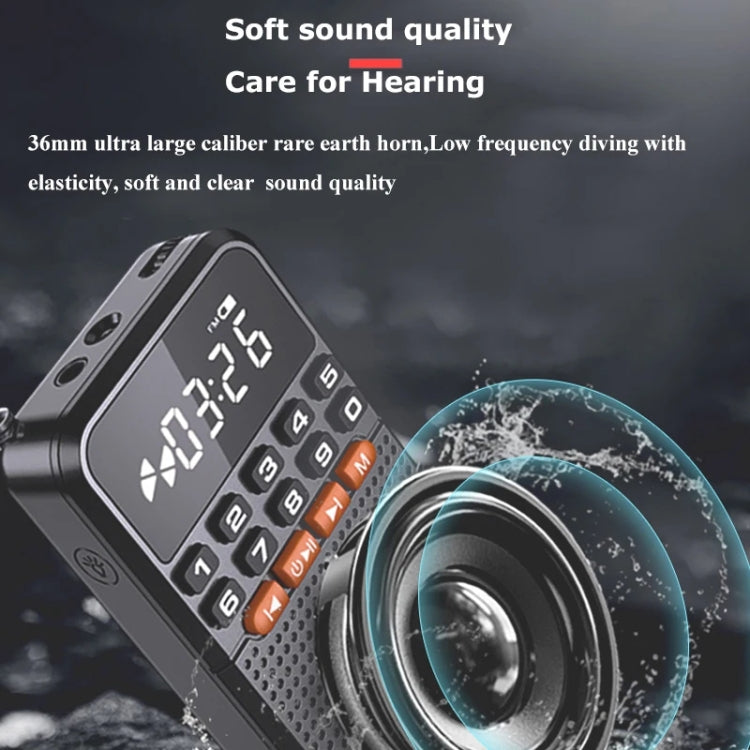 Rolton T1 Portable Radio Receiver Old People Singing Opera Player Mini Stereo Walkman(Gold) - HoMEdemic™ 