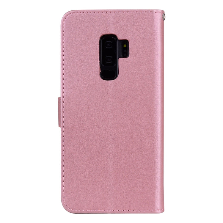 Rose Embossed Horizontal Flip Environmental PU Leather Case with Holder & Card Slots & Wallet for Galaxy S9+, For Samsung Galaxy S9+ - HoMEdemic™ 