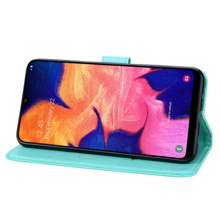 Rose Embossed Horizontal Flip PU Leather Case for Galaxy A10, with Holder & Card Slots & Wallet - HoMEdemic™ 