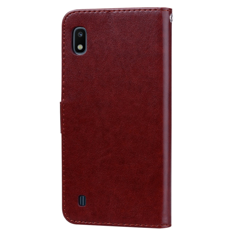 Rose Embossed Horizontal Flip PU Leather Case for Galaxy A10, with Holder & Card Slots & Wallet - HoMEdemic™ 