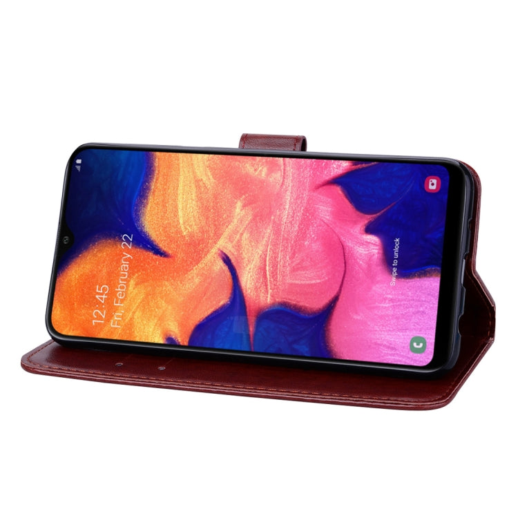 Rose Embossed Horizontal Flip PU Leather Case for Galaxy A10, with Holder & Card Slots & Wallet - HoMEdemic™ 