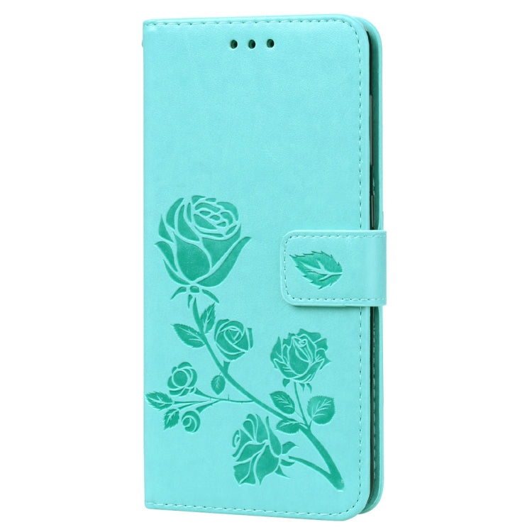 Rose Embossed Horizontal Flip PU Leather Case for Galaxy A50, with Holder & Card Slots & Wallet, For Samsung Galaxy A50 - HoMEdemic™ 