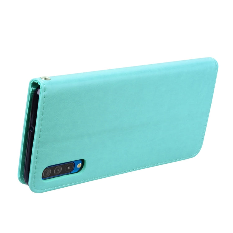 Rose Embossed Horizontal Flip PU Leather Case for Galaxy A50, with Holder & Card Slots & Wallet, For Samsung Galaxy A50 - HoMEdemic™ 