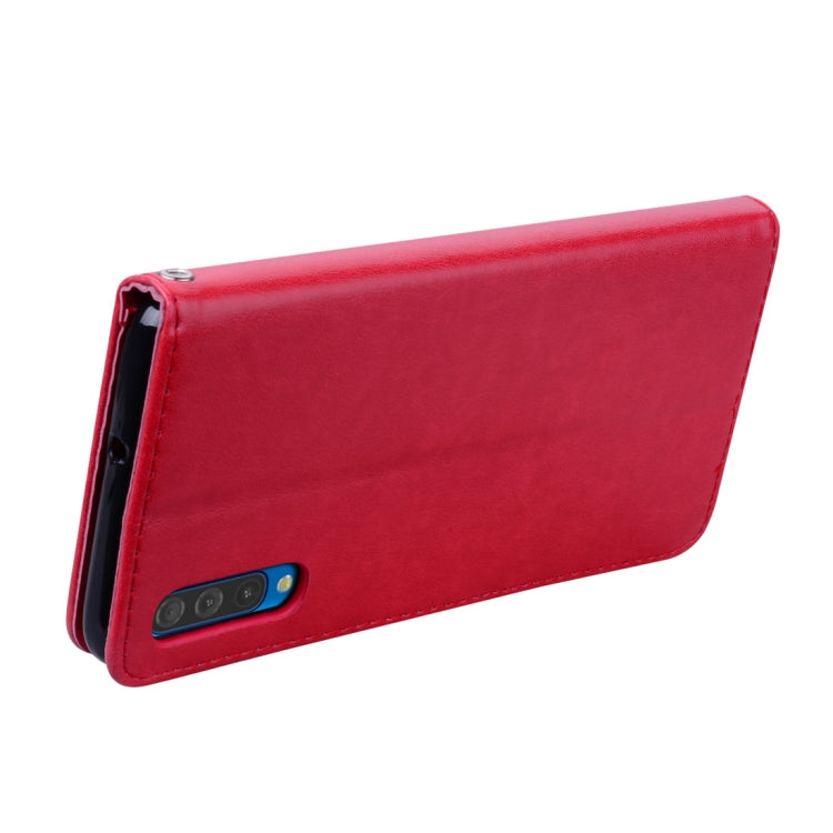 Rose Embossed Horizontal Flip PU Leather Case for Galaxy A50, with Holder & Card Slots & Wallet, For Samsung Galaxy A50 - HoMEdemic™