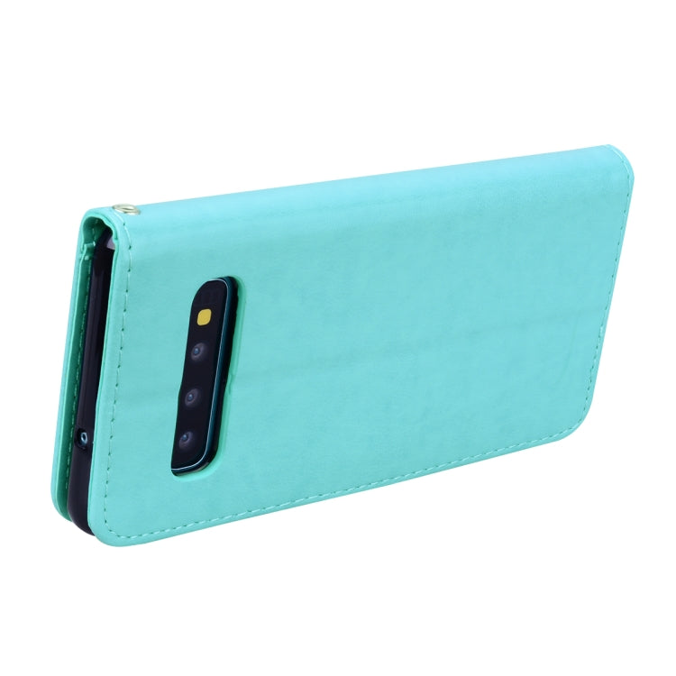 Rose Embossed Horizontal Flip PU Leather Case for Galaxy S10 Plus, with Holder & Card Slots & Wallet - HoMEdemic™ 