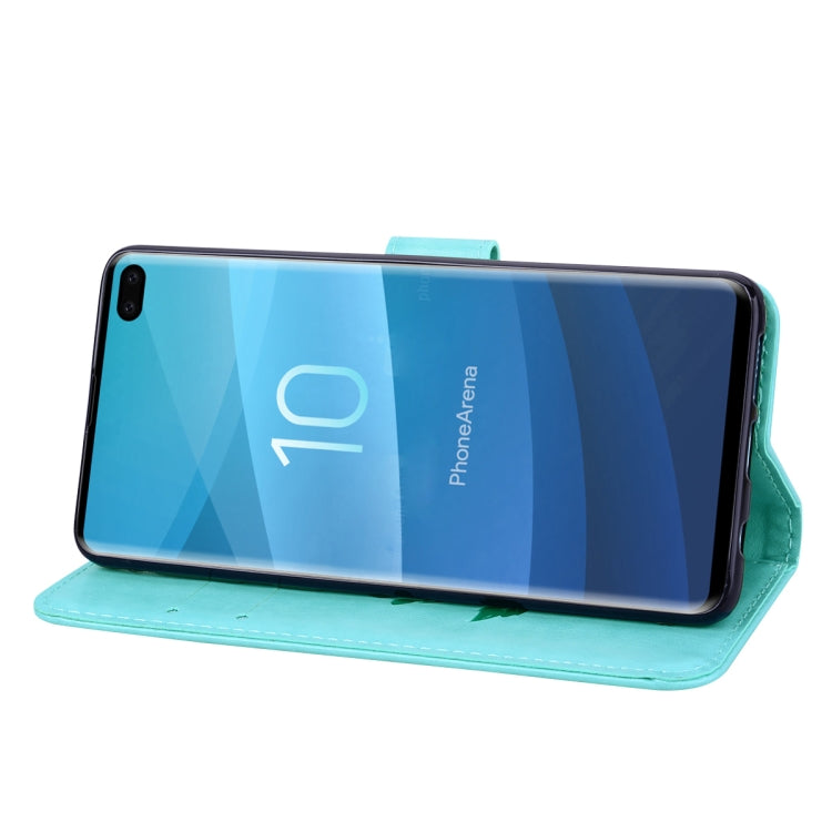 Rose Embossed Horizontal Flip PU Leather Case for Galaxy S10 Plus, with Holder & Card Slots & Wallet - HoMEdemic™ 