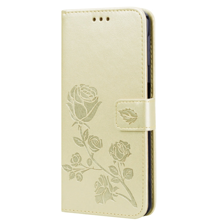 Rose Embossed Horizontal Flip PU Leather Case for Samsung Galaxy A7 (2018) , with Holder & Card Slots & Wallet, For Samsung Galaxy A7 (2018) - HoMEdemic™ 