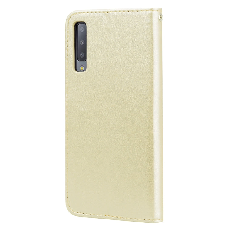 Rose Embossed Horizontal Flip PU Leather Case for Samsung Galaxy A7 (2018) , with Holder & Card Slots & Wallet, For Samsung Galaxy A7 (2018) - HoMEdemic™ 