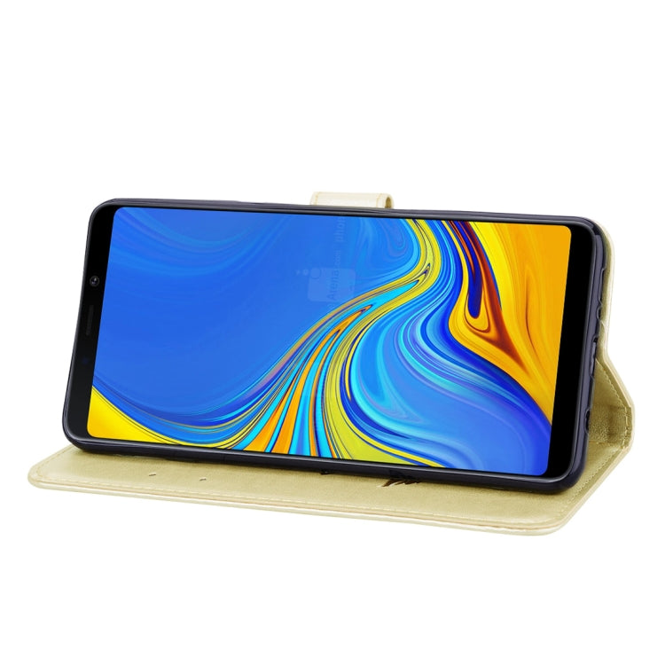 Rose Embossed Horizontal Flip PU Leather Case for Samsung Galaxy A9 (2018) , with Holder & Card Slots & Wallet, For Samsung Galaxy A9 (2018) - HoMEdemic™ 