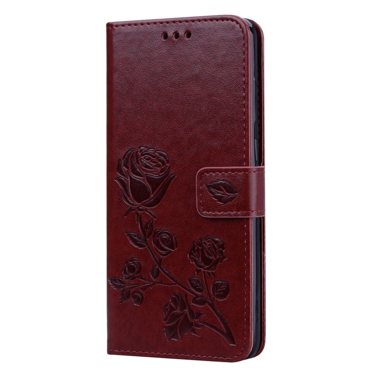 Rose Embossed Horizontal Flip PU Leather Case for Samsung Galaxy A9 (2018) , with Holder & Card Slots & Wallet - HoMEdemic™ 