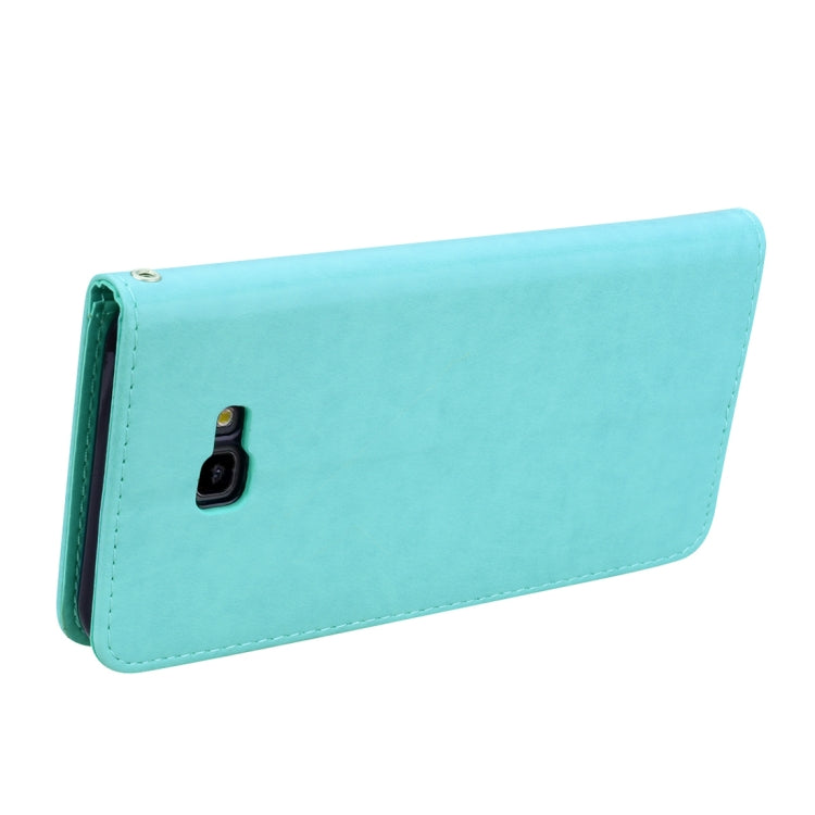 Rose Embossed Horizontal Flip PU Leather Case for Samsung Galaxy J4 Plus, with Holder & Card Slots & Wallet - HoMEdemic™ 