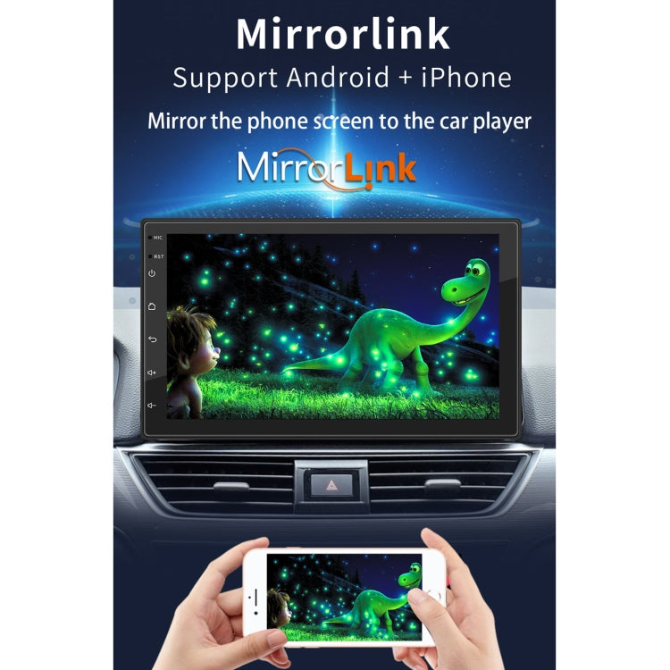 S-072A 7 inch IPS Screen Car Android Player GPS Navigation Bluetooth Touch Radio, Support Mirror Link & FM & WIFI & Steering Wheel Control, S-072A - HoMEdemic™ 