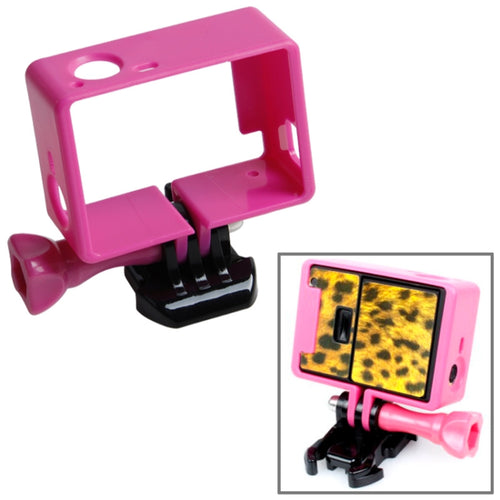 TMC High Quality Tripod Cradle Frame Mount Housing for GoPro HERO4 /3+ /3, HR191(Magenta) - HoMEdemic™ 