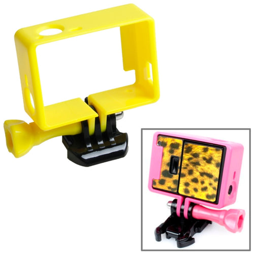 TMC High Quality Tripod Cradle Frame Mount Housing for GoPro HERO4 /3+ /3, HR191(Yellow) - HoMEdemic™ 