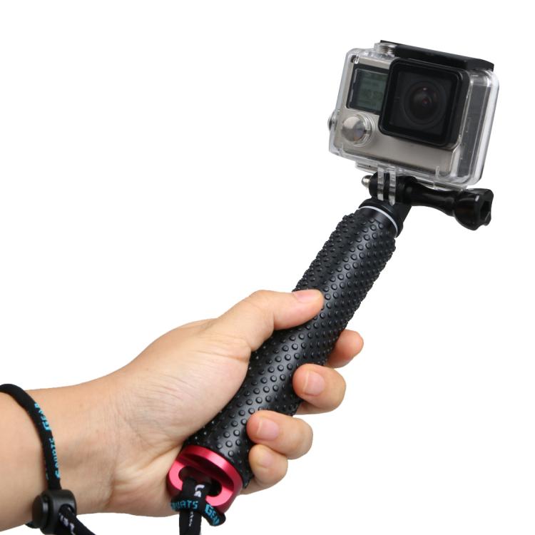 Handheld 49cm Extendable Pole Monopod with Screw for GoPro, Insta360, DJI and Other Action Cameras(Red) - HoMEdemic™ 