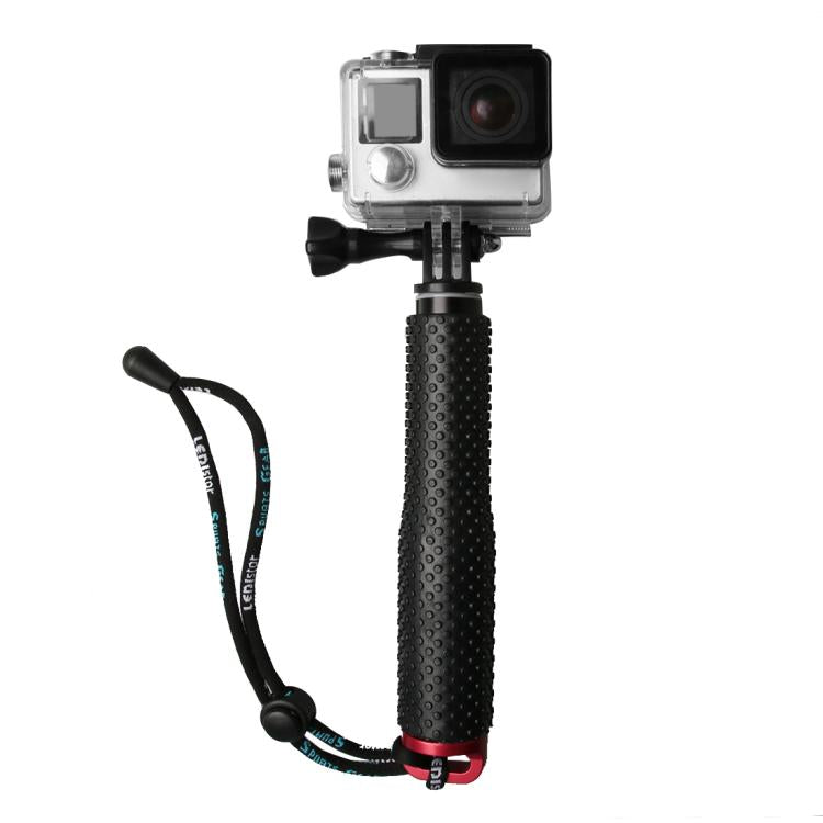 Handheld 49cm Extendable Pole Monopod with Screw for GoPro, Insta360, DJI and Other Action Cameras(Red) - HoMEdemic™ 