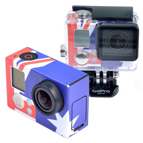 Retro AU Flag Pattern Case Sticker for GoPro HERO3+ /3 - HoMEdemic™ 