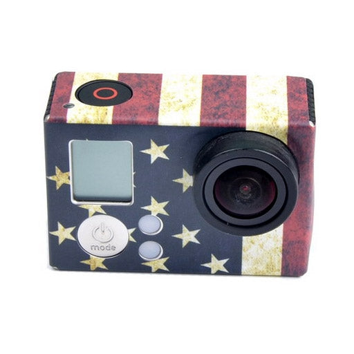 Retro US Flag Pattern Case Sticker for GoPro HERO3+ /3 - HoMEdemic™ 