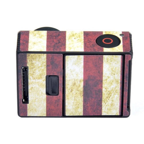 Retro US Flag Pattern Case Sticker for GoPro HERO3+ /3 - HoMEdemic™ 