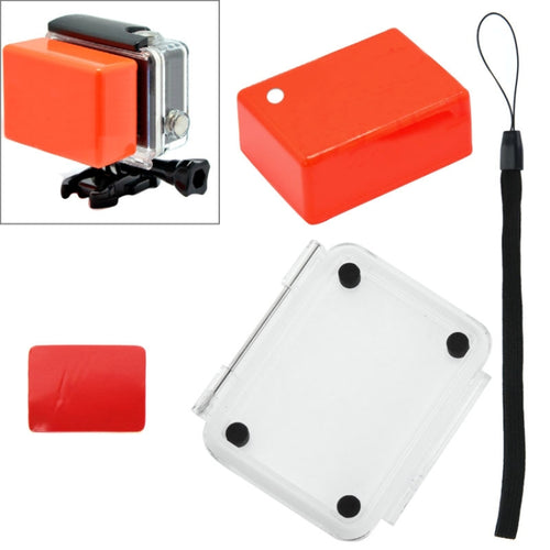 Floaty Sponge Waterproof Case Backdoor Cover with Adhesive Sticker + Lanyard for SJ4000 / SJ5000 / SJ6000 - HoMEdemic™ 