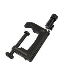 Desktop Fixed Clamp Holder Mount with Tripod Adapter for GoPro, Insta360, DJI and Other Action Cameras, Clamp Size: 1 - 6 cm, Table Clamp - HoMEdemic™ 