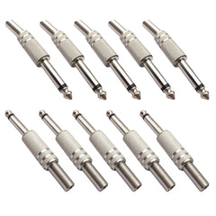 JL0056 6.36mm Audio Jack Connector (10 Pcs in One Package, the Price is for 10 Pcs), JL0056 6.36mm Audio - HoMEdemic™ 