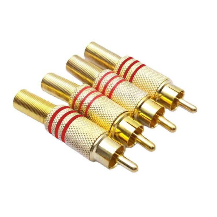 JL0924 3.5mm RCA Jack Connector (10 Pcs in One Package, the Price is for 10 Pcs), JL0924 3.5mm RCA (Red) - HoMEdemic™ 