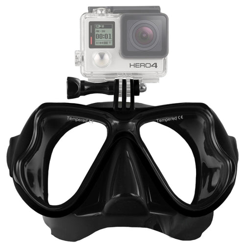 Water Sports Diving Equipment Diving Mask Swimming Glasses for GoPro, Insta360, DJI and Other Action Cameras(Black) - HoMEdemic™ 