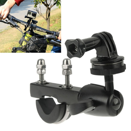 Handlebar Seatpost Big Pole Mount Bike Moto Bicycle Clamp with Tripod Mount Adapter & Screw for GoPro Hero12 Black / Hero11 /10 /9 /8 /7 /6 /5, Insta360 Ace / Ace Pro, DJI Osmo Action 4 and Other Action Cameras - HoMEdemic™ 