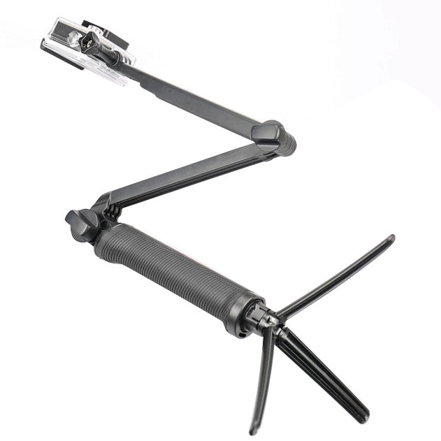 3-Way Multi Function Extendable Monopod Tripod Folding Rotating Arm Camera Handle for GoPro, Insta360, DJI and Other Action Cameras - HoMEdemic™ 