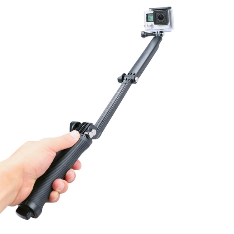 3-Way Multi Function Extendable Monopod Tripod Folding Rotating Arm Camera Handle for GoPro, Insta360, DJI and Other Action Cameras - HoMEdemic™ 