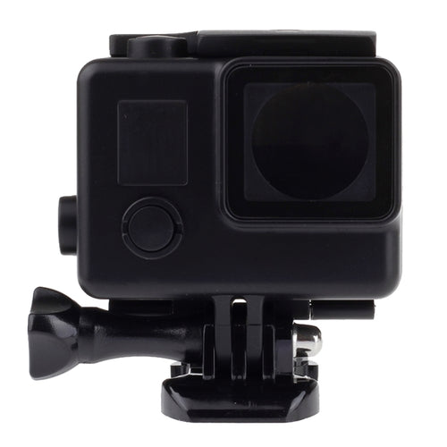 Black Edition Waterproof Housing Protective Case with Buckle Basic Mount for GoPro HERO4 /3+,  Waterproof Depth: 10m(Black) - HoMEdemic™ 