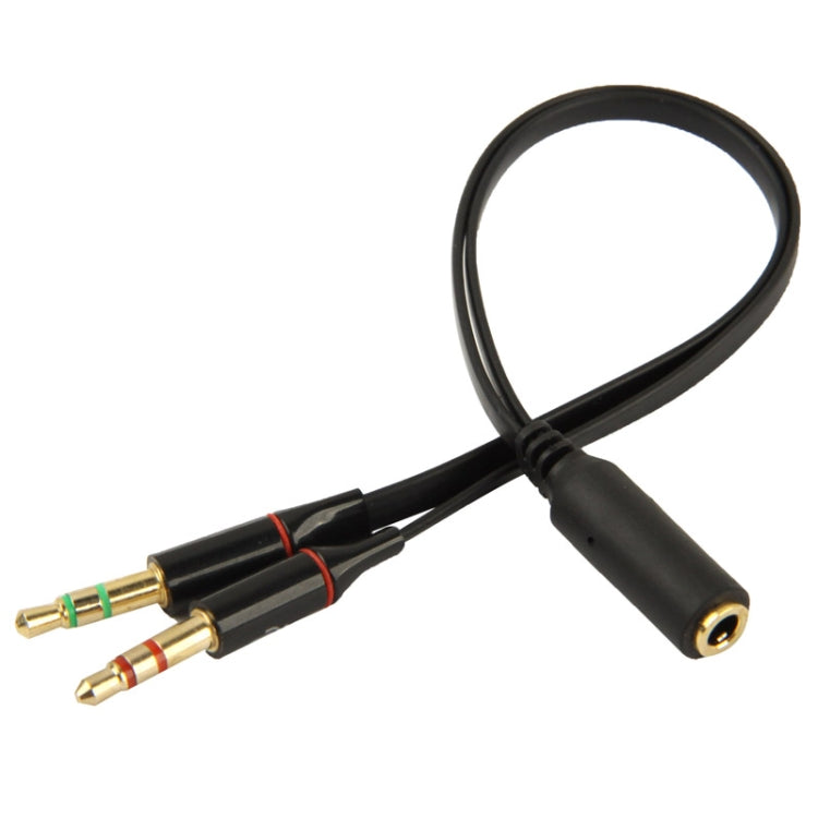 3.5mm jack Male to 3.5mm Female Audio Cable Adapter, Total Length: 13cm, Black - HoMEdemic™ 