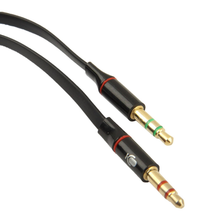 3.5mm jack Male to 3.5mm Female Audio Cable Adapter, Total Length: 13cm, Black - HoMEdemic™ 