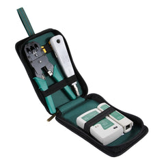 5 in 1 RJ45 Crimping Crimper Stripper Punch Down RJ11 Cat5 Cat6 Wire Line Detector Ethernet Network Cable Tester Tools Kits, 5 in 1 - HoMEdemic™ 
