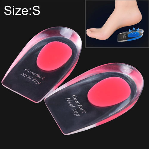 Women Silicone Gel Comfort Heel Cups Pads Half Pads, Size: S - HoMEdemic™ 