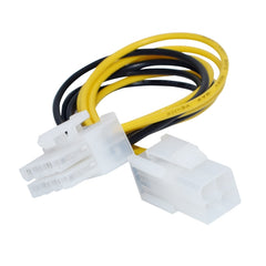 8 Pin Male to 4 Pin Female Power Cable, Length: 18.5cm, 8 Pin Male to 4 Pin Female - HoMEdemic™ 