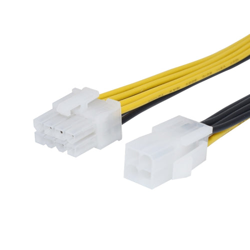 8 Pin Male to 4 Pin Female Power Cable, Length: 18.5cm - HoMEdemic™ 