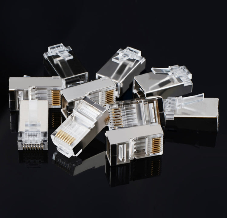 High Quality RJ45 Shielded Plug Cat5 8P8C Lan Connector Network (100 pcs in one packaging , the price is for 100 pcs) - HoMEdemic™ 