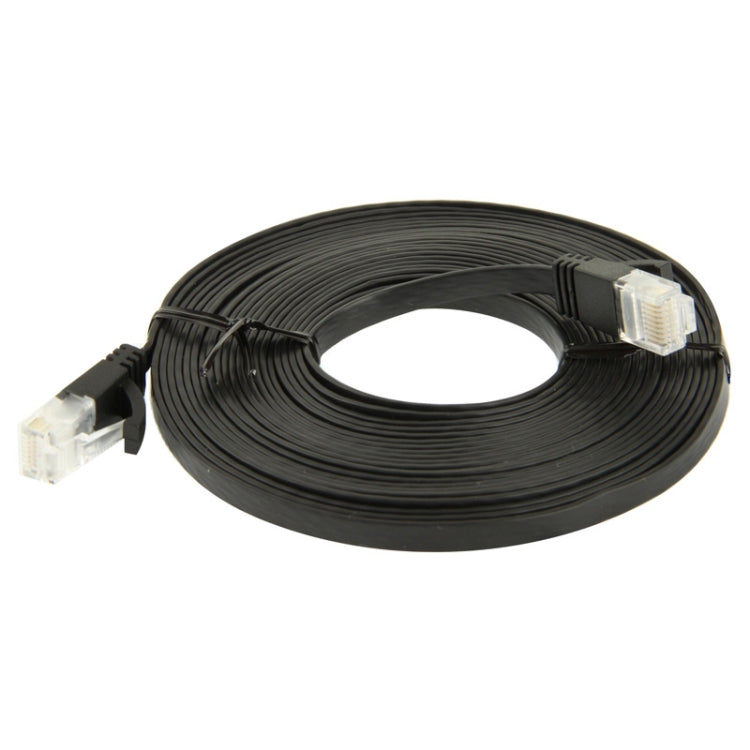 5m CAT6 Ultra-thin Flat Ethernet Network LAN Cable, 5m Black - HoMEdemic™ 
