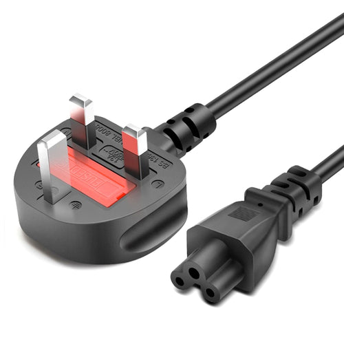 1.8m 3 Prong Style Big UK Notebook Power Cord - HoMEdemic™ 