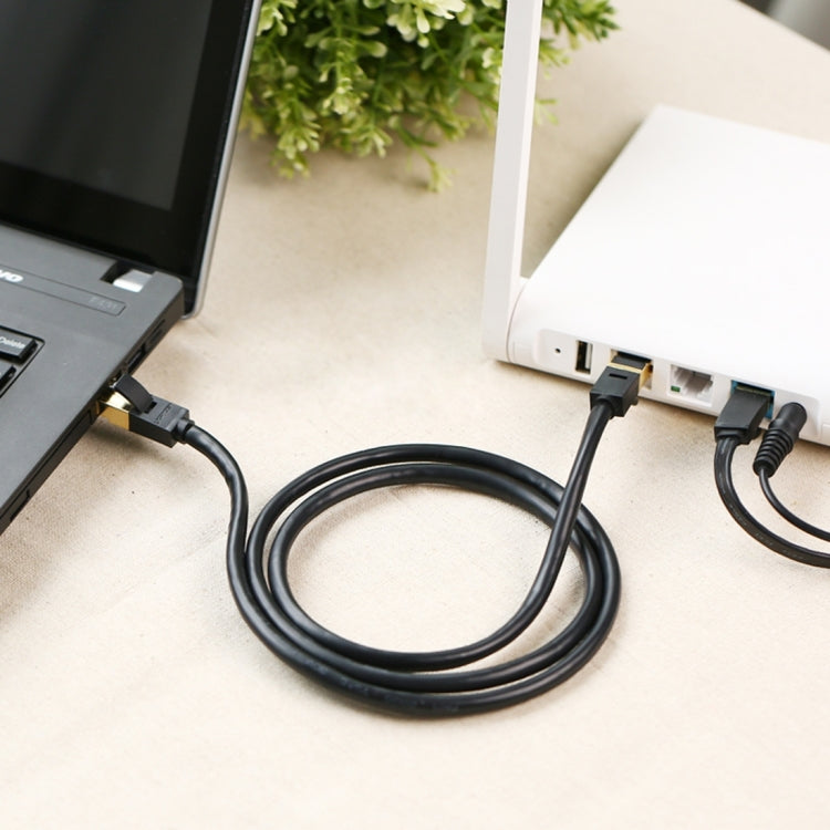 CAT7 Gold Plated Dual Shielded Full Copper LAN Network Cable, Length: 3m, 3m - HoMEdemic™ 