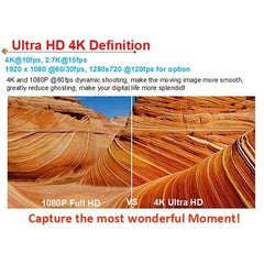 H9 4K Ultra HD1080P 12MP 2 inch LCD Screen WiFi Sports Camera, 170 Degrees Wide Angle Lens, 30m Waterproof, H9 4K (Yellow), H9 4K (White), H9 4K (Silver), H9 4K (Blue), H9 4K (Gold), H9 4K (Pink), H9 4K (Black) - HoMEdemic™ 