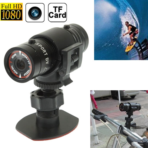 F9 Full HD 1080P Action Helmet Camera / Sports Camera / Bicycle Camera, Support TF Card, 120 Degree Wide Angle Lens - HoMEdemic™ 