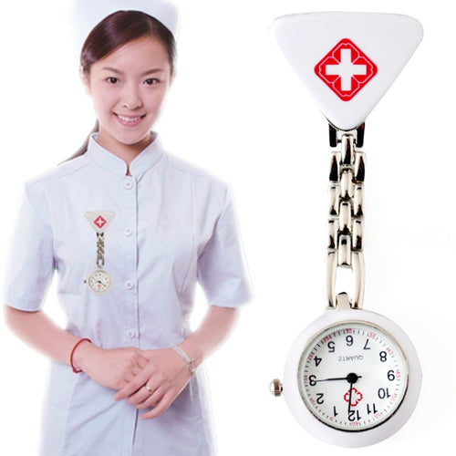 Portable Alloy Nurse Round Quartz Wristwatch Watch with Pin - HoMEdemic™ 