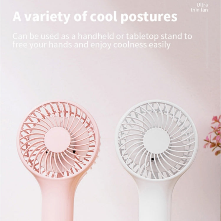 S13 Portable Summer Cooling Fan Hanging Buckle Mini 3 Wind Speed Handheld Fan(Pink) - HoMEdemic™ 