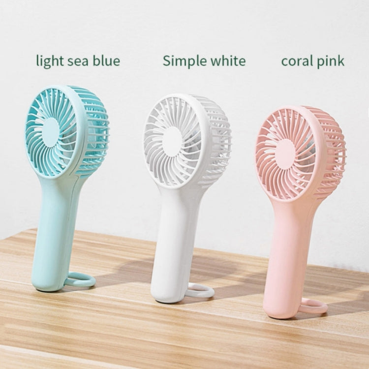 S13 Portable Summer Cooling Fan Hanging Buckle Mini 3 Wind Speed Handheld Fan(Pink) - HoMEdemic™ 