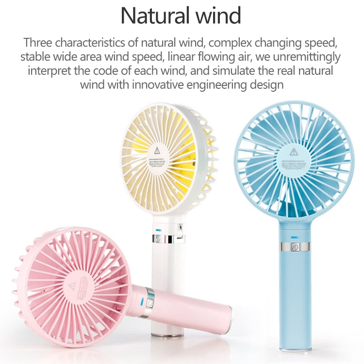 S2 Portable Foldable Handheld Electric Fan, with 3 Speed Control & Night Light - HoMEdemic™ 