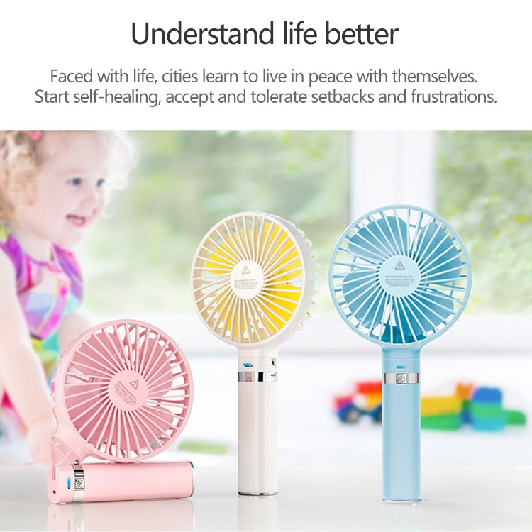 S2 Portable Foldable Handheld Electric Fan, with 3 Speed Control & Night Light - HoMEdemic™ 